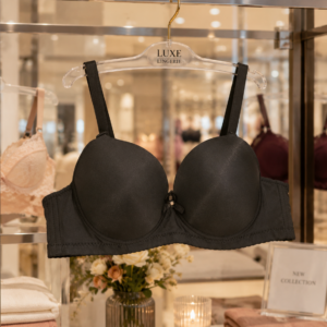 Classic ring bra-black