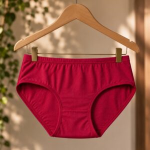 Softellewear Women's Classic Cotton Brief Panty – Dark Pink
