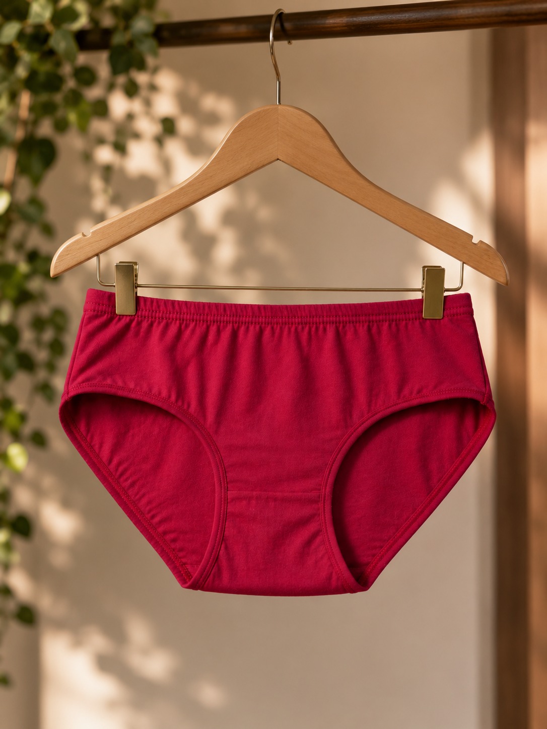 Softellewear Women's Classic Cotton Brief Panty – Dark Pink